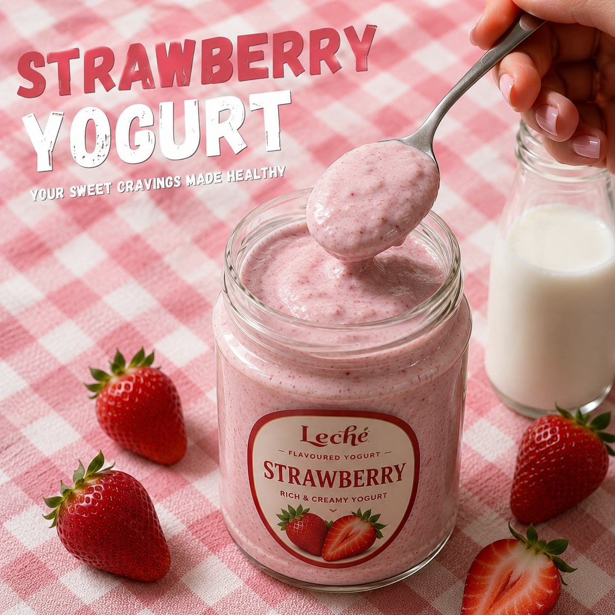 Strawberry Flavoured Yogurt (400g)