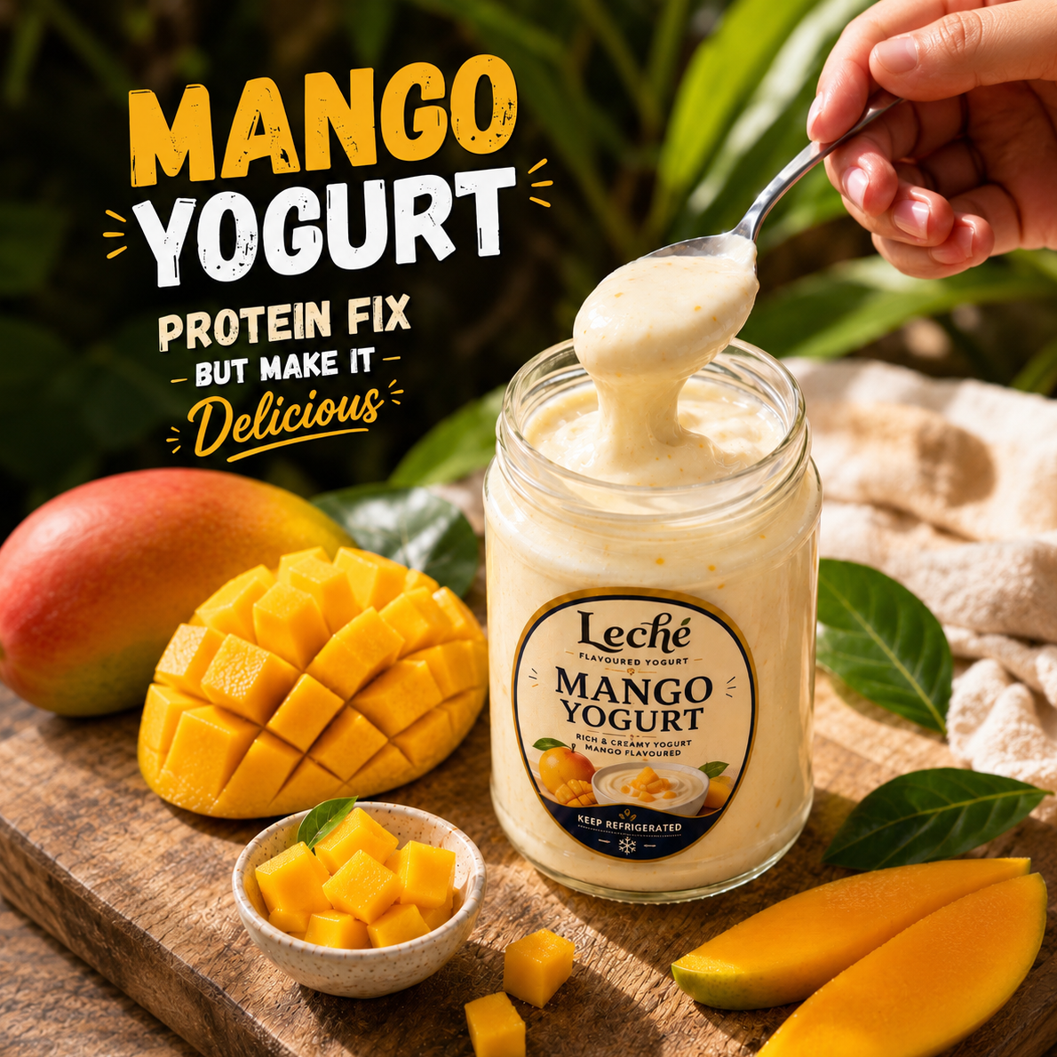 Mango Flavoured Yogurt