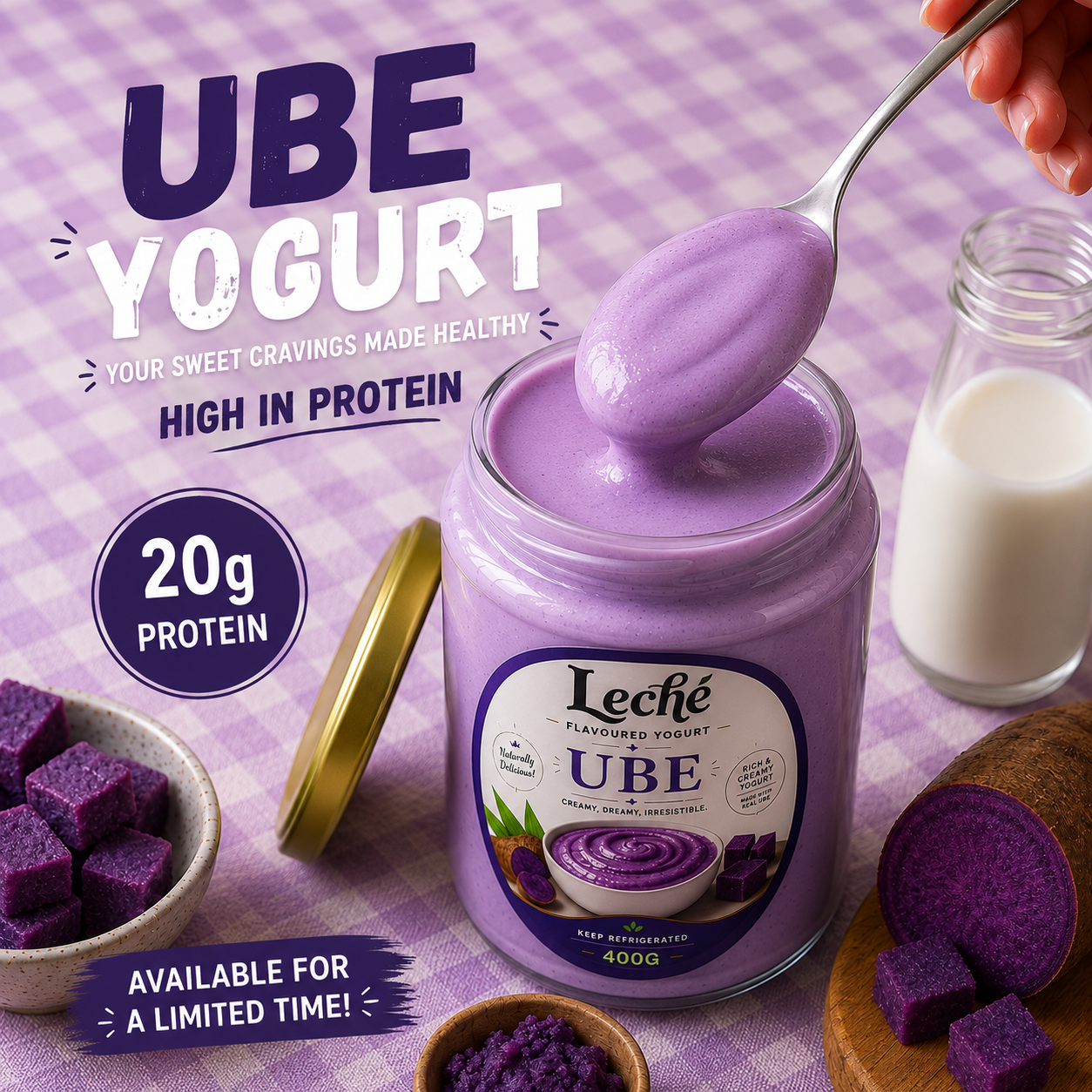 Ube Greek Yogurt (400g)