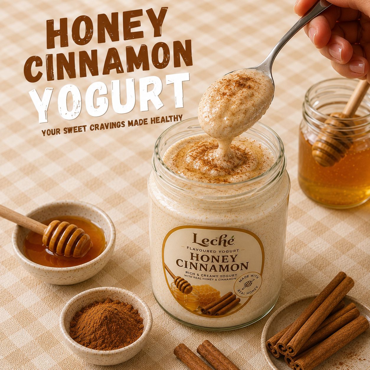 Honey Cinnamon Greek Style Yogurt - (800g)